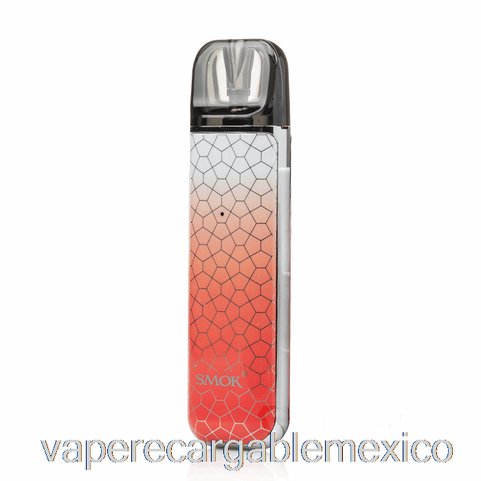Vape Recargable Smok Novo 2s 20w Sistema Pod Rojo Gris Armadura